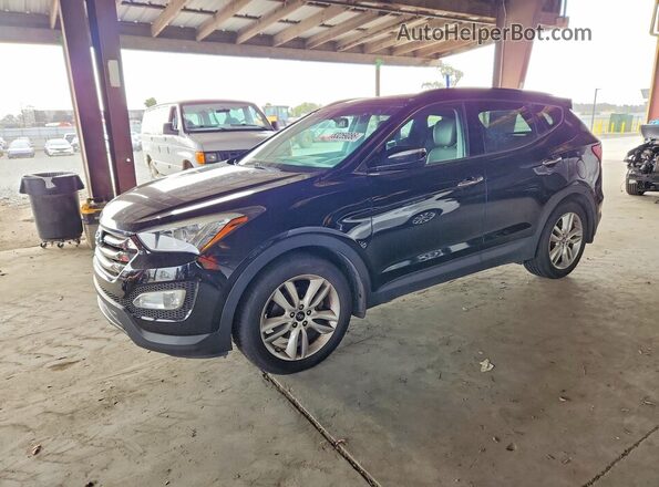 5XYZWDLAXGG333716 2016 HYUNDAI SANTA Черный Передняя левая четверть