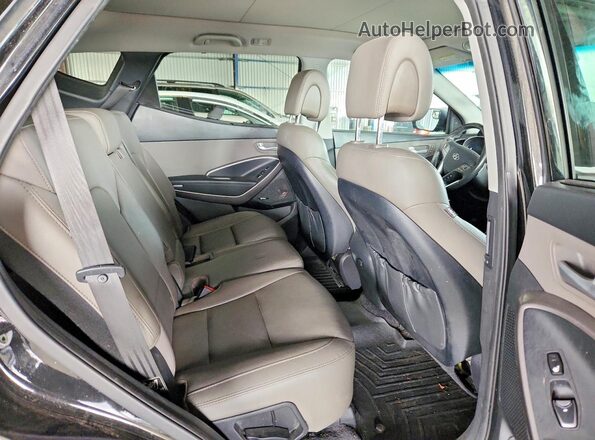 5XYZWDLAXGG333716 2016 HYUNDAI SANTA Черный Вид задних сидений