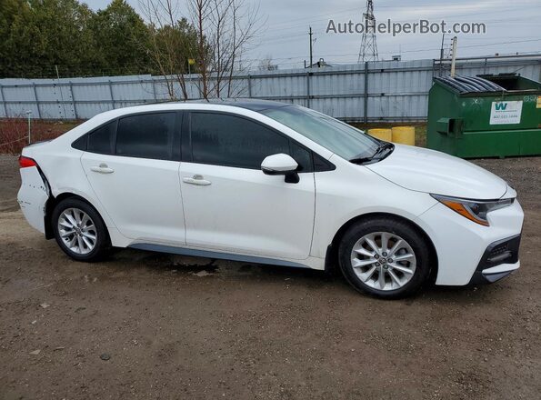 5YFB4MBE4NP132298 2022 TOYOTA COROLLA White Przód prawy