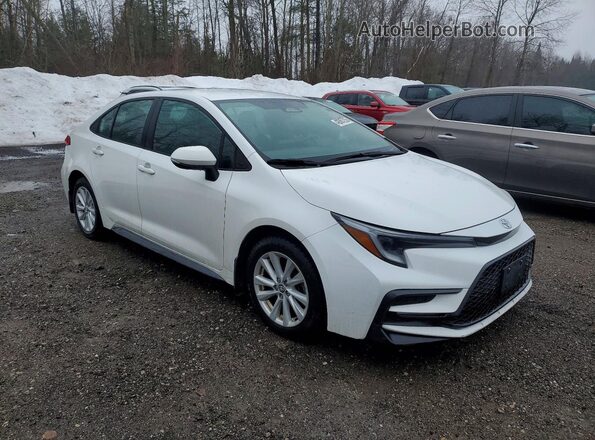 5YFB4MBE8SP217365 2025 TOYOTA COROLLA White Delantero derecho
