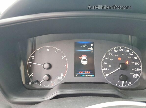 5YFB4MBE8SP217365 2025 TOYOTA COROLLA White Vista del cuadro de instrumentos