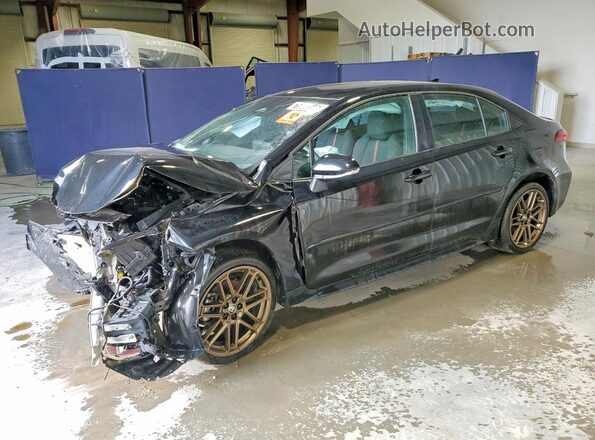 5YFB4MCE3RP195221 2024 TOYOTA COROLLA Черный Передняя левая четверть