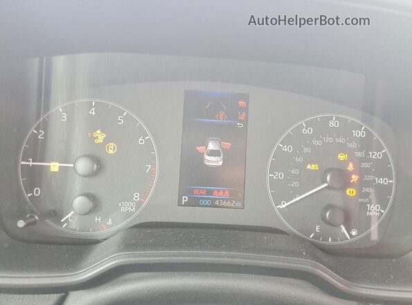 5YFB4MCE8RP196235 2024 TOYOTA LL Черный Вид щитка приборов
