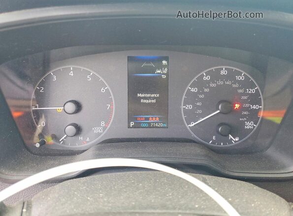 5YFB4MDE0PP008397 2023 TOYOTA COROLLA White Widok zestawu wskaźników