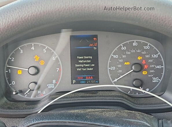 5YFB4MDE2SP323825 2025 TOYOTA COROLLA Белый Вид щитка приборов