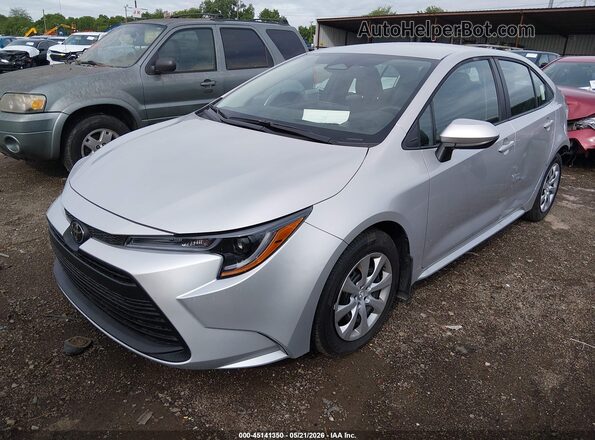 5YFB4MDE3TP449502 2026 TOYOTA COROLLA Серебряный Передняя левая четверть