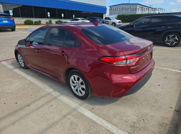 5YFB4MDE4PP040396 2023 TOYOTA COROLLA Бордовый Задняя правая четверть