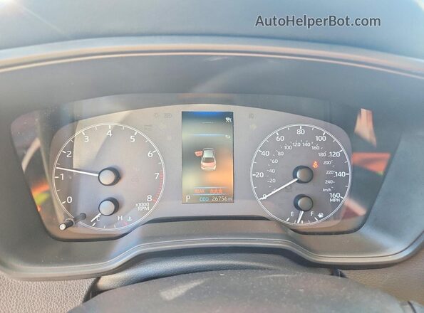5YFB4MDE4SP340951 2025 TOYOTA COROLLA Черный Вид щитка приборов