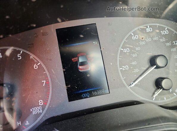 5YFB4MDE4SP358608 2025 TOYOTA COROLLA Белый Вид щитка приборов