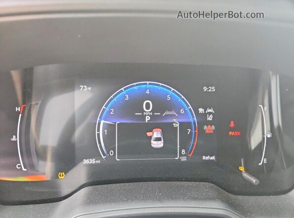 5YFB4MDE4TP420512 2026 TOYOTA COROLLA Серебряный Вид щитка приборов