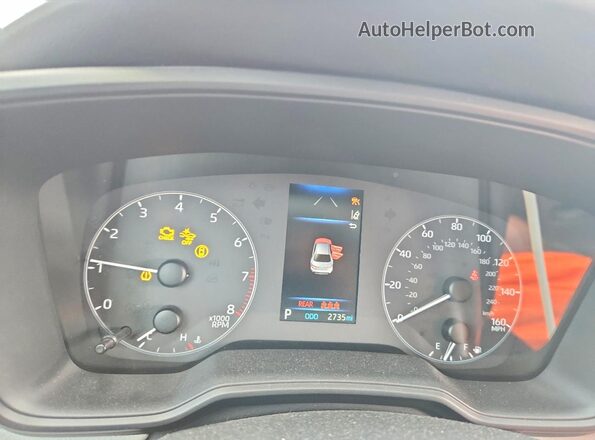 5YFB4MDE5SP294224 2025 TOYOTA COROLLA Синий Вид щитка приборов