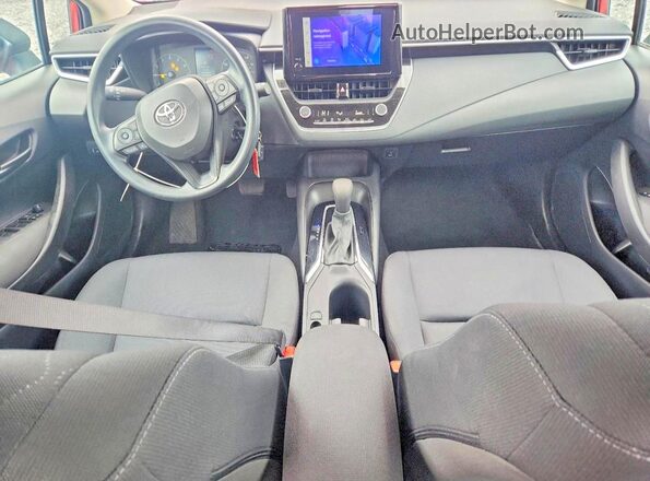 5YFB4MDEXRP173232 2024 TOYOTA COROLLA Burgundy Вид панелі приладів