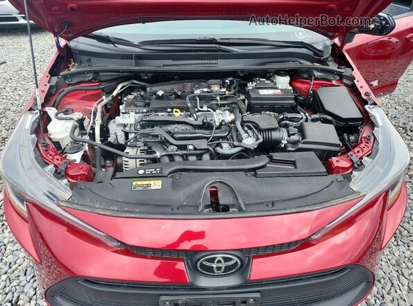 5YFB4MDEXRP173232 2024 TOYOTA COROLLA Burgundy Вид задньої частини салону