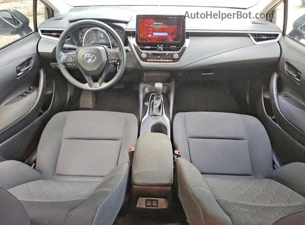 5YFB4MDEXSP339786 2025 TOYOTA COROLLA Black Vista del salpicadero