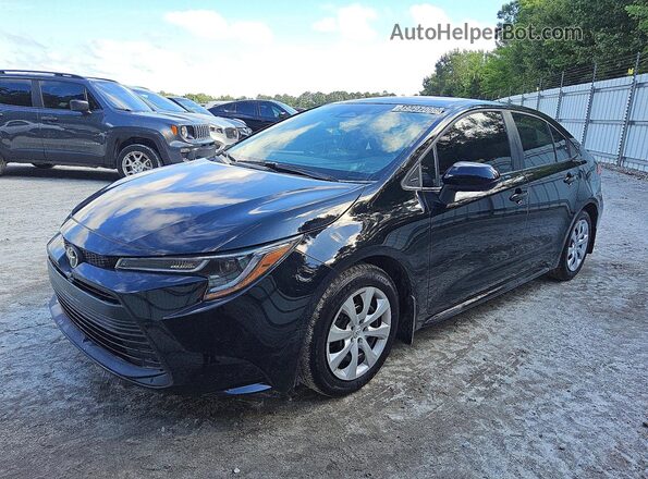 5YFB4MDEXSP339786 2025 TOYOTA COROLLA Black Vista tres cuartos delantera izquierda