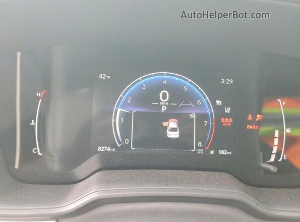 5YFB4MDEXTP361403 2026 TOYOTA LL Синий Вид щитка приборов