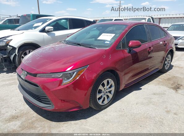 5YFB4MDEXTP366360 2026 TOYOTA COROLLA Red Առջևի ձախ երեք քառորդ տեսարան