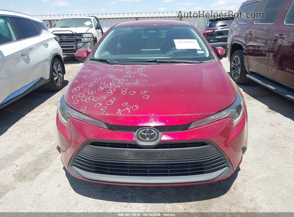 5YFB4MDEXTP366360 2026 TOYOTA COROLLA Red Սարքավորումների վահանակի տեսք