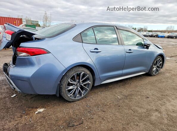 5YFB4RBE0LP010533 2020 TOYOTA COROLLA Blue Задня права чверть