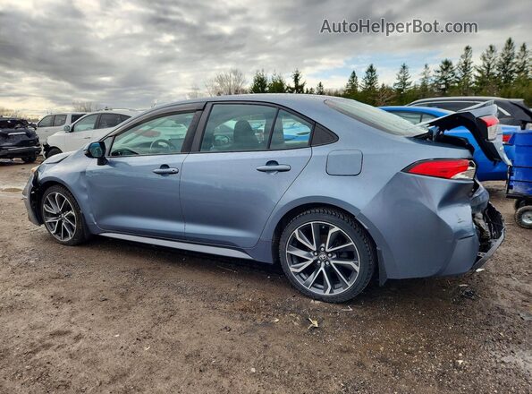 5YFB4RBE0LP010533 2020 TOYOTA COROLLA Blue Задня ліва чверть