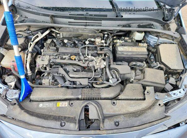 5YFB4RBE0LP010533 2020 TOYOTA COROLLA Blue Вид задньої частини салону