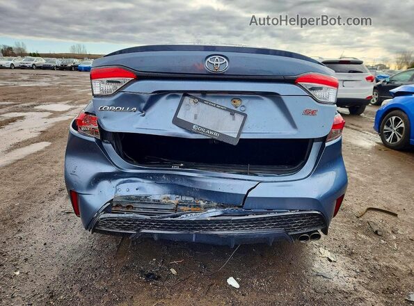 5YFB4RBE0LP010533 2020 TOYOTA COROLLA Blue Вид ззаду