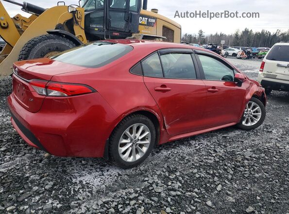 5YFBPMBE1MP208498 2021 TOYOTA COROLLA Red Rear right