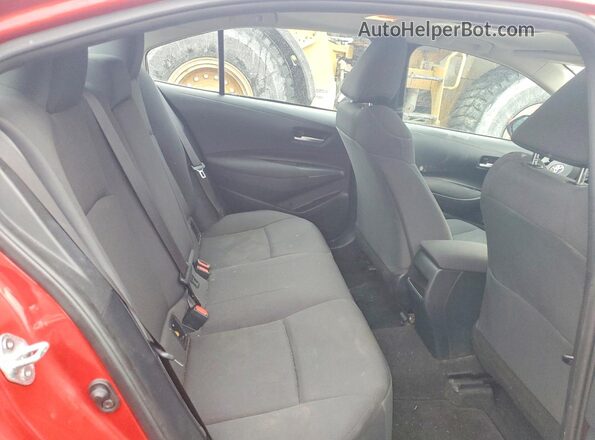 5YFBPMBE1MP208498 2021 TOYOTA COROLLA Red Rear seats view