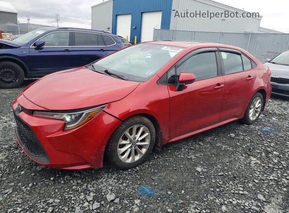 5YFBPMBE1MP208498 2021 TOYOTA COROLLA Red Front left