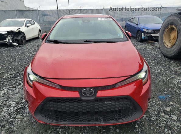 5YFBPMBE1MP208498 2021 TOYOTA COROLLA Red Front view