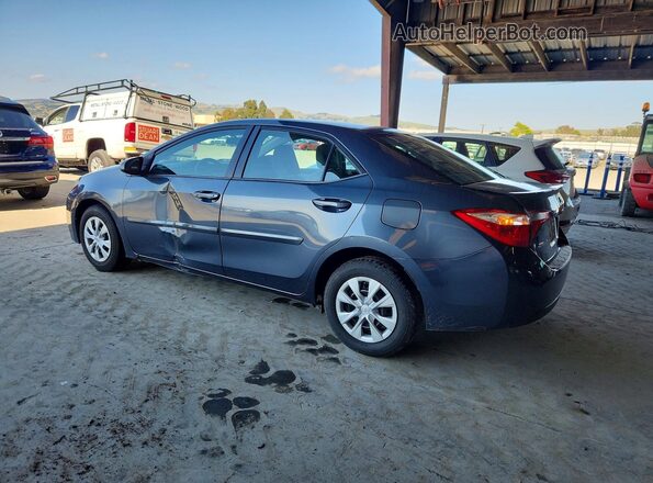 5YFBPRHE4GP437038 2016 TOYOTA COROLLA Gray Tył lewy