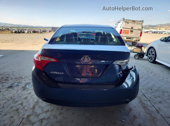 5YFBPRHE4GP437038 2016 TOYOTA COROLLA Gray Widok z tyłu