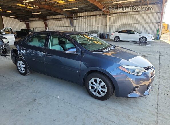5YFBPRHE4GP437038 2016 TOYOTA COROLLA Gray Przód prawy
