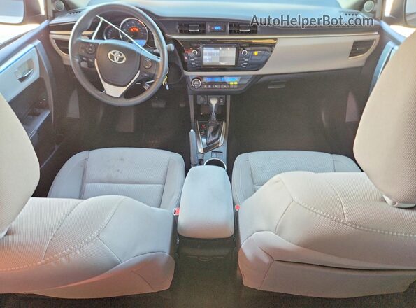 5YFBPRHE4GP437038 2016 TOYOTA COROLLA Gray Widok deski rozdzielczej