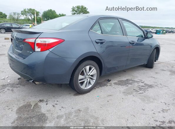 5YFBPRHE8GP444932 2016 TOYOTA COROLLA Серый Задняя правая четверть