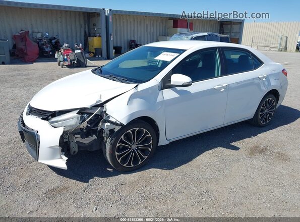 5YFBURHE3GP447990 2016 TOYOTA COROLLA Белый Передняя левая четверть