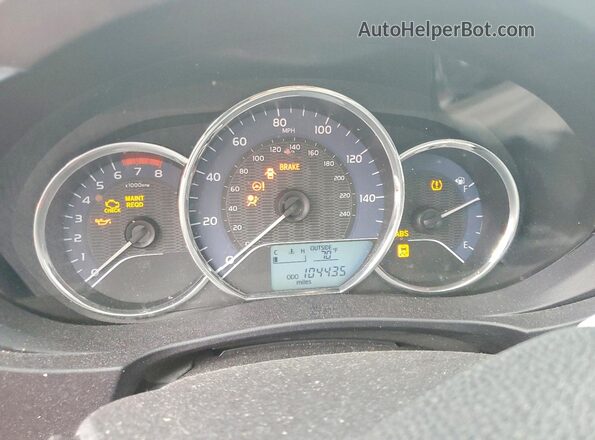 5YFBURHE3GP503152 2016 TOYOTA COROLLA Silver Widok zestawu wskaźników