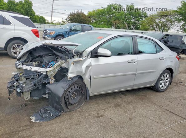 5YFBURHE3GP503152 2016 TOYOTA COROLLA Silver Przód lewy
