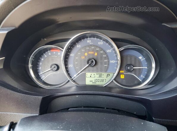 5YFBURHE3GP546941 2016 TOYOTA COROLLA Белый Вид щитка приборов