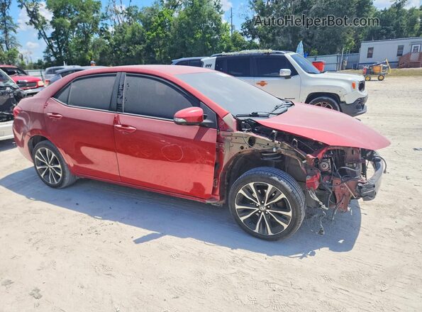 5YFBURHE3KP948645 2019 TOYOTA COROLLA Красный Передняя правая четверть