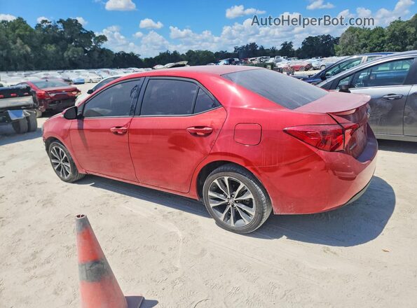 5YFBURHE3KP948645 2019 TOYOTA COROLLA Красный Задняя левая четверть