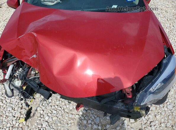 5YFBURHE4GP419518 2016 TOYOTA COROLLA Red Widok wnętrza z tyłu
