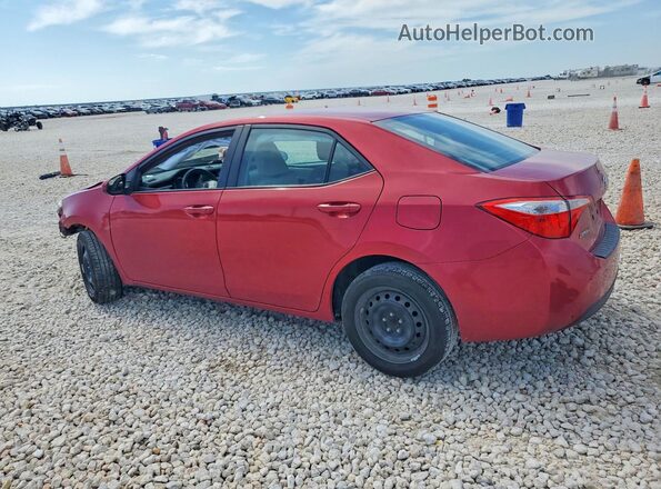 5YFBURHE4GP419518 2016 TOYOTA COROLLA Red Tył lewy