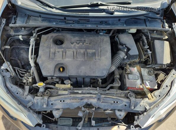 5YFBURHE4GP497619 2016 TOYOTA COROLLA Черный Вид задней части салона