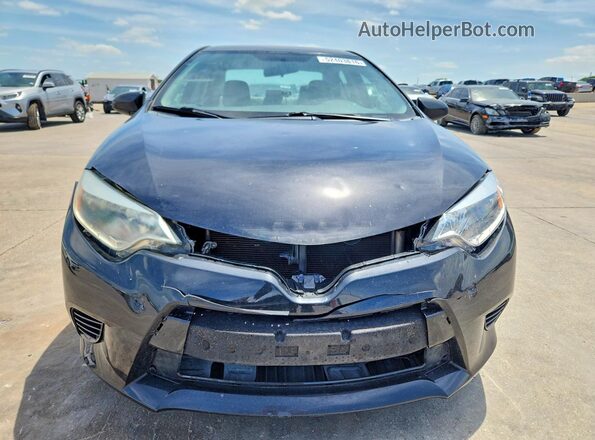 5YFBURHE4GP497619 2016 TOYOTA COROLLA Черный Вид спереди