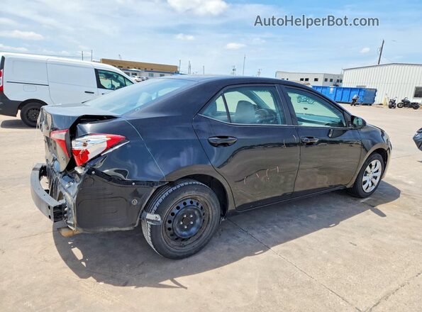 5YFBURHE4GP497619 2016 TOYOTA COROLLA Черный Задняя правая четверть