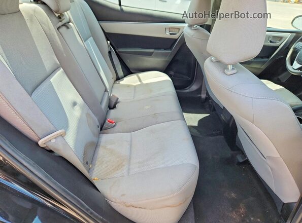 5YFBURHE4GP497619 2016 TOYOTA COROLLA Черный Вид задних сидений