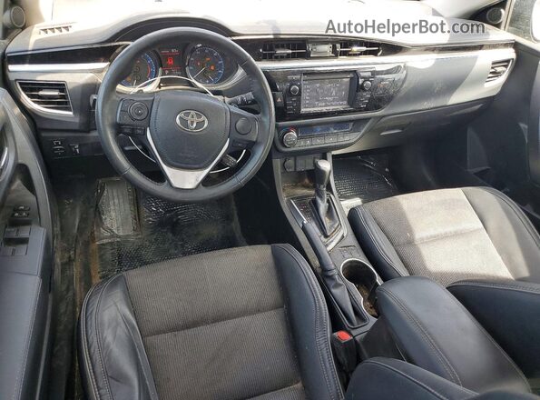 5YFBURHE4GP515567 2016 TOYOTA COROLLA Черный Вид панели приборов