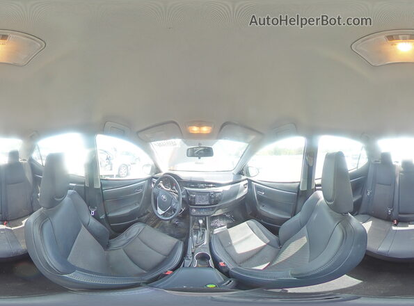 5YFBURHE4GP515567 2016 TOYOTA COROLLA Черный Панорамный вид салона 360°