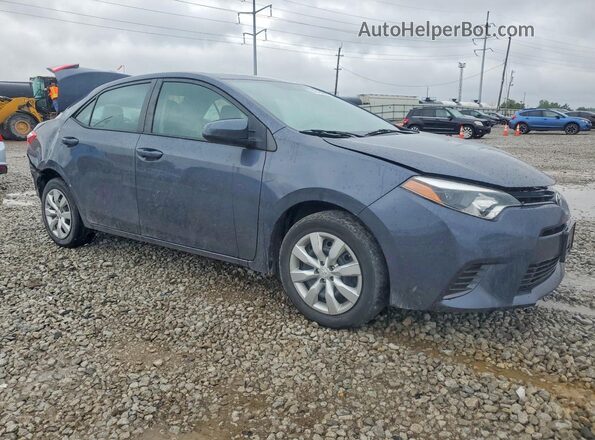 5YFBURHE4GP516671 2016 TOYOTA COROLLA Blue Przód prawy